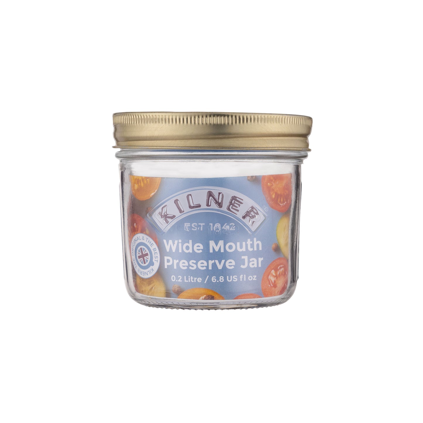 Wide Mouth Preserve Jar, 0.2L