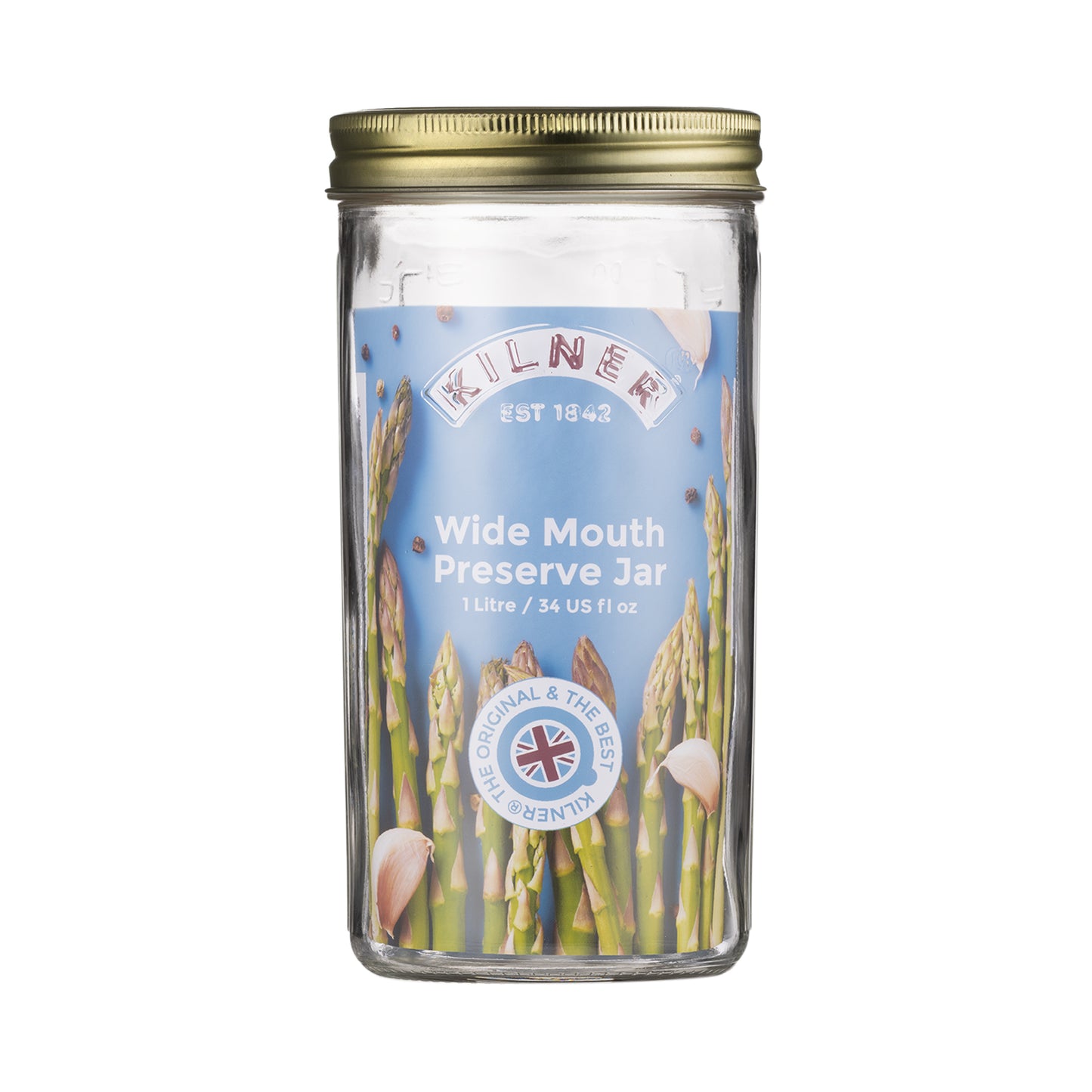 Wide Mouth Preserve Jar, 1L