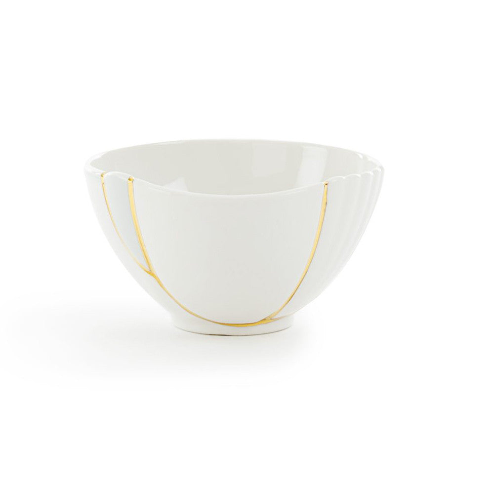 Kintsugi Fruit Bowl in Porcelain - N°3
