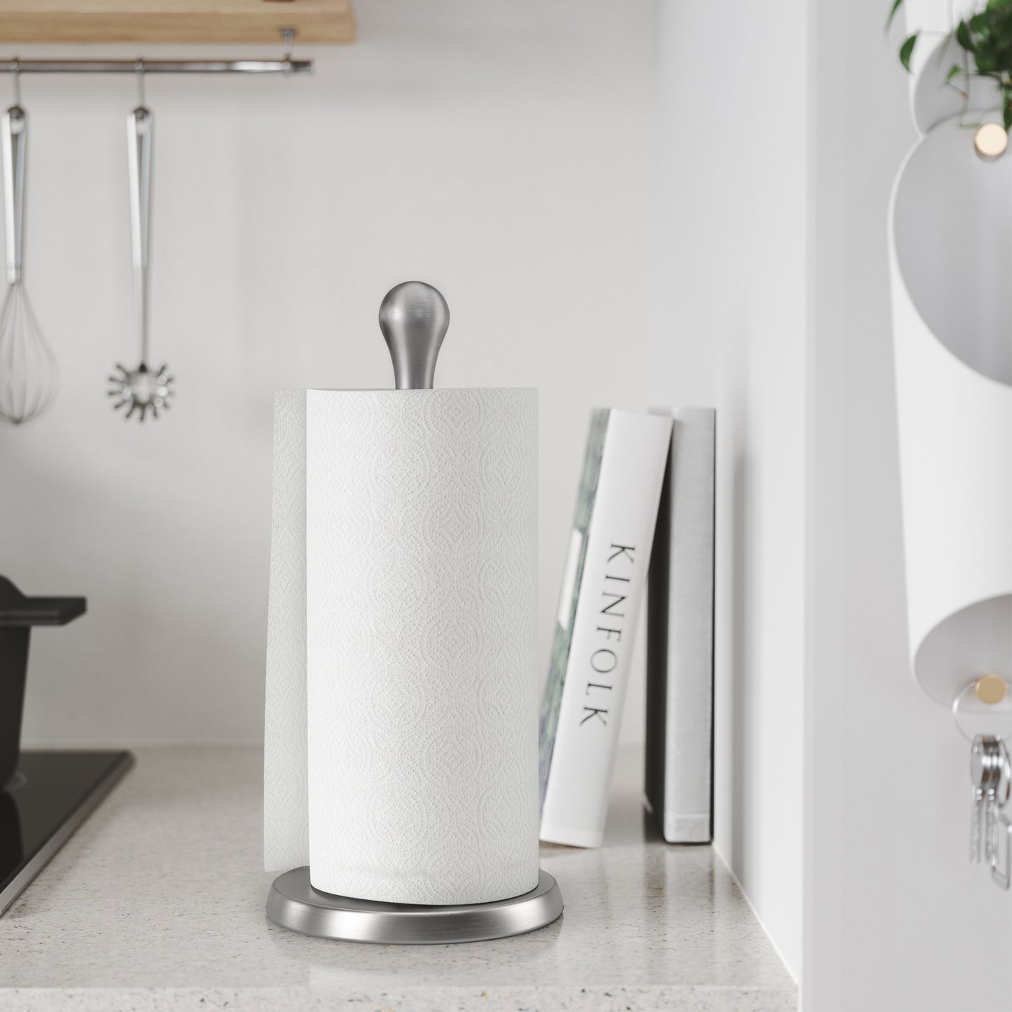 Tug Paper Towel Holder (Knock Down) - Smoke