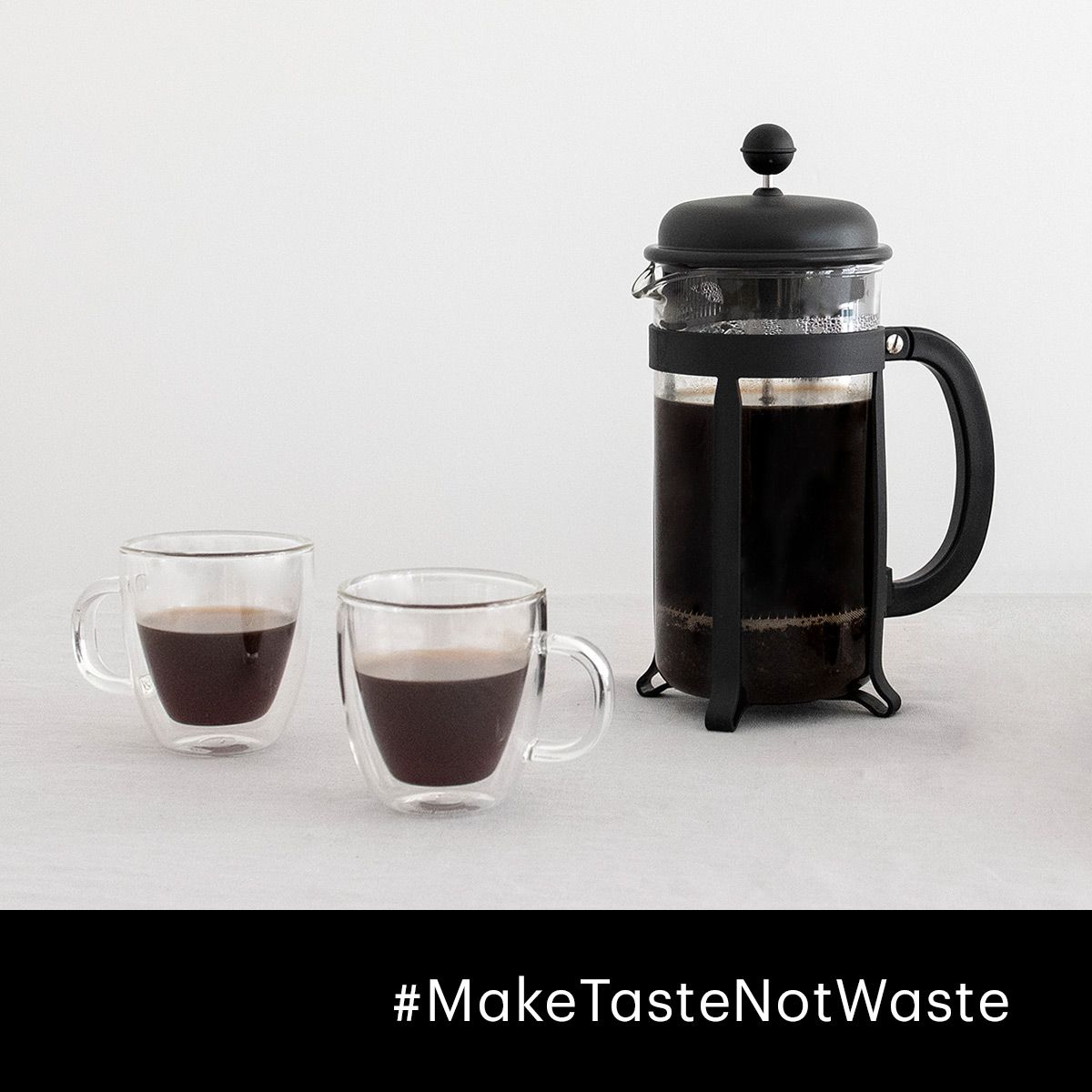 Bistro Double Wall Espresso Mug (Set of 2), 0.15L/5oz - Transparent