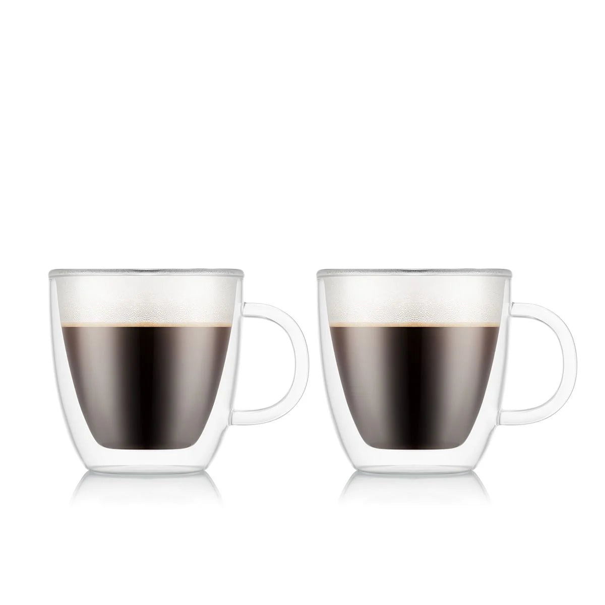 Bistro Double Wall Espresso Mug (Set of 2), 0.15L/5oz - Transparent