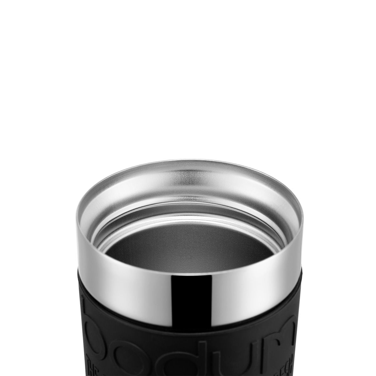Travel Press Vacuum Coffee Maker with Extra Lid (Small), 0.35L/12Oz - Black