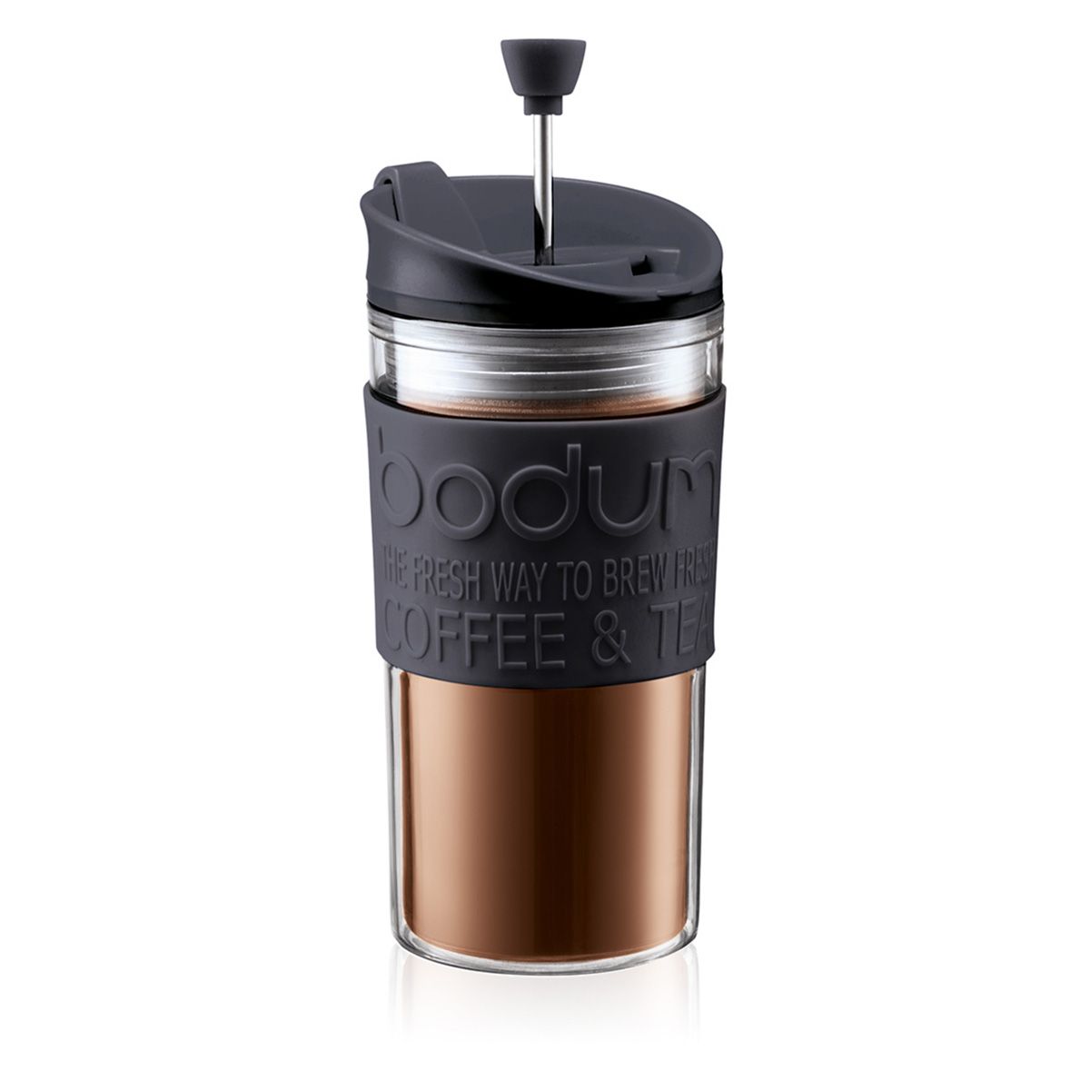 Travel Press Coffee Maker, 0.35L/12oz - Black