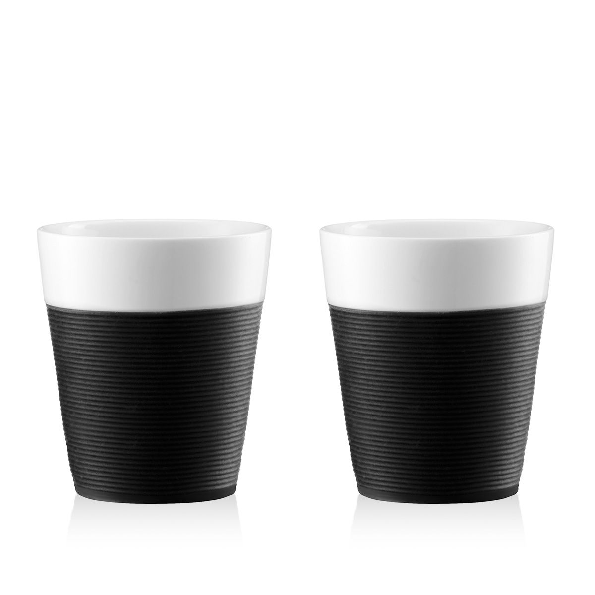 Bistro Mug With Silicone Sleeve Pair (Set of 2), 350ml