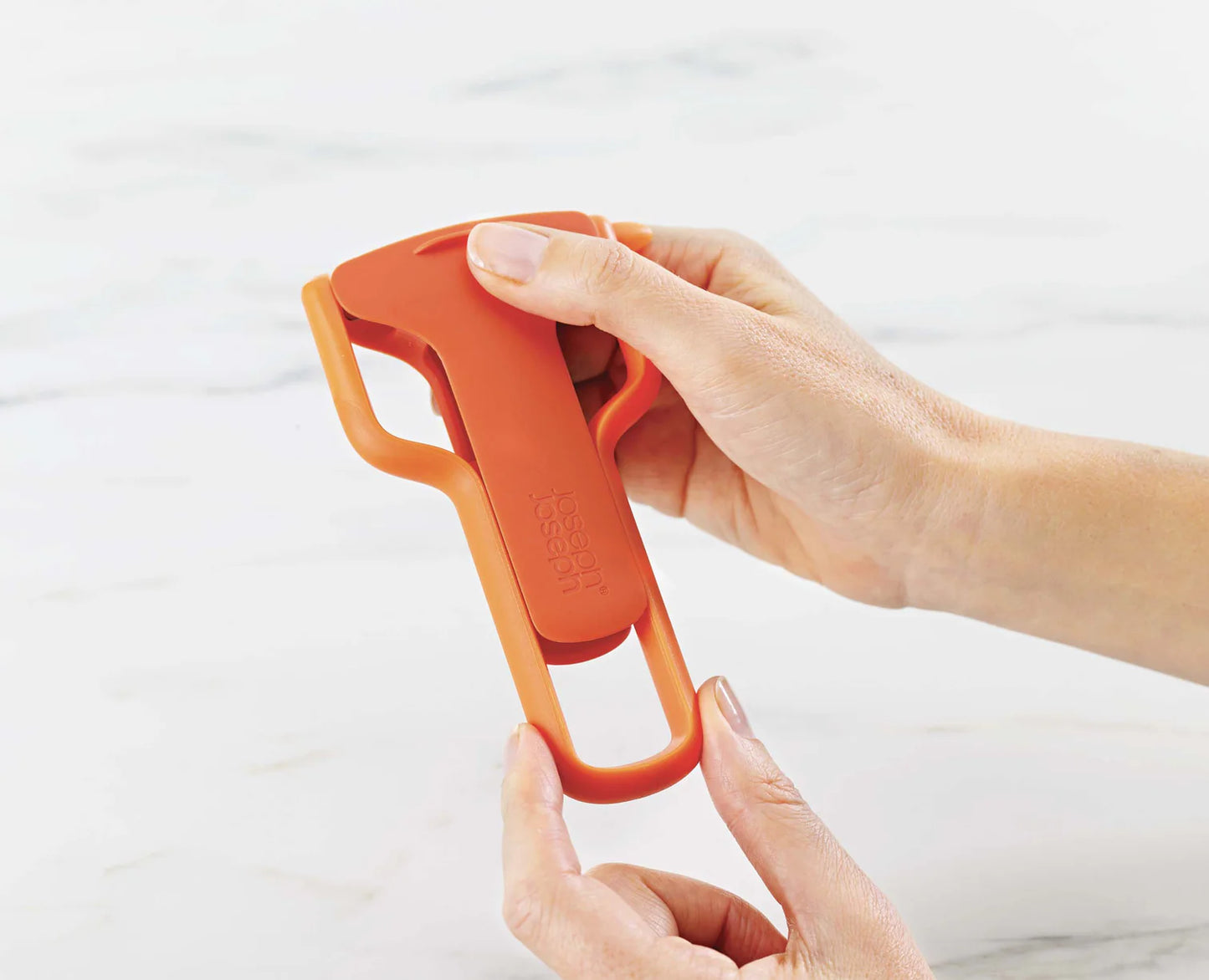 Safestore Straight Peeler with Blade Guard - Orange