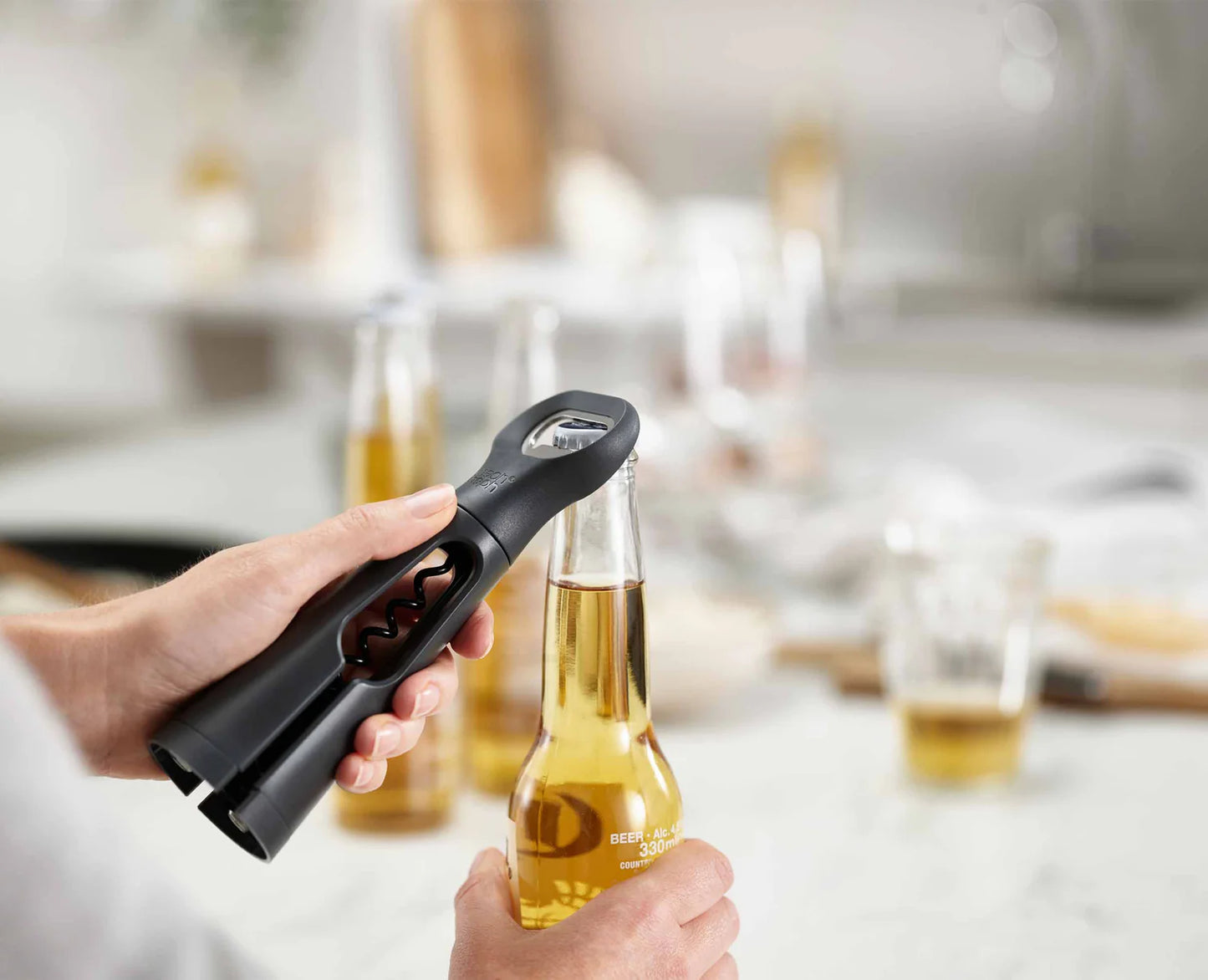 Barstar 3-in-1 Corkscrew - Grey