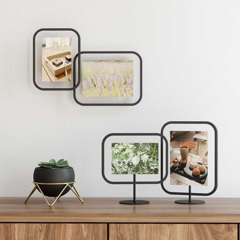 Infinity Sqround Picture Frame 5"x7" - Black