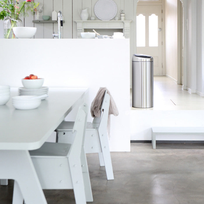 Touch Bin 30 Litre - Brilliant Steel