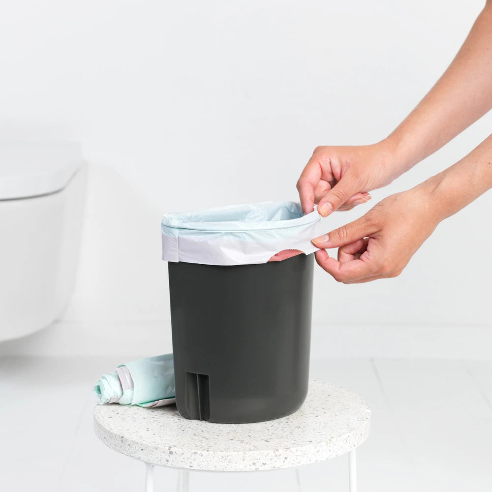 NewIcon - Pedal Bin Recycle 2x2 Litre - Matt Black