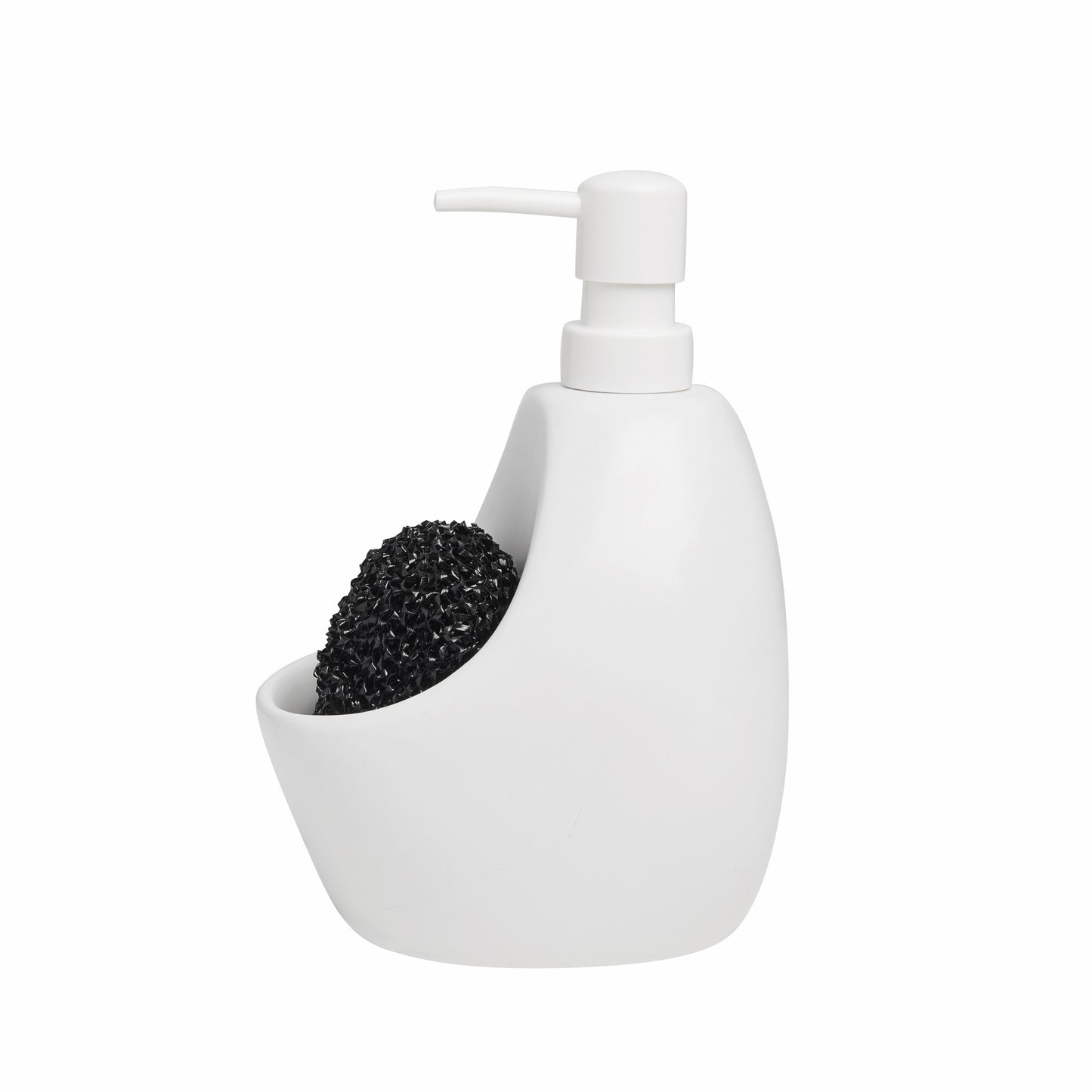 Joey Pump with Scrubby, 20oz - White