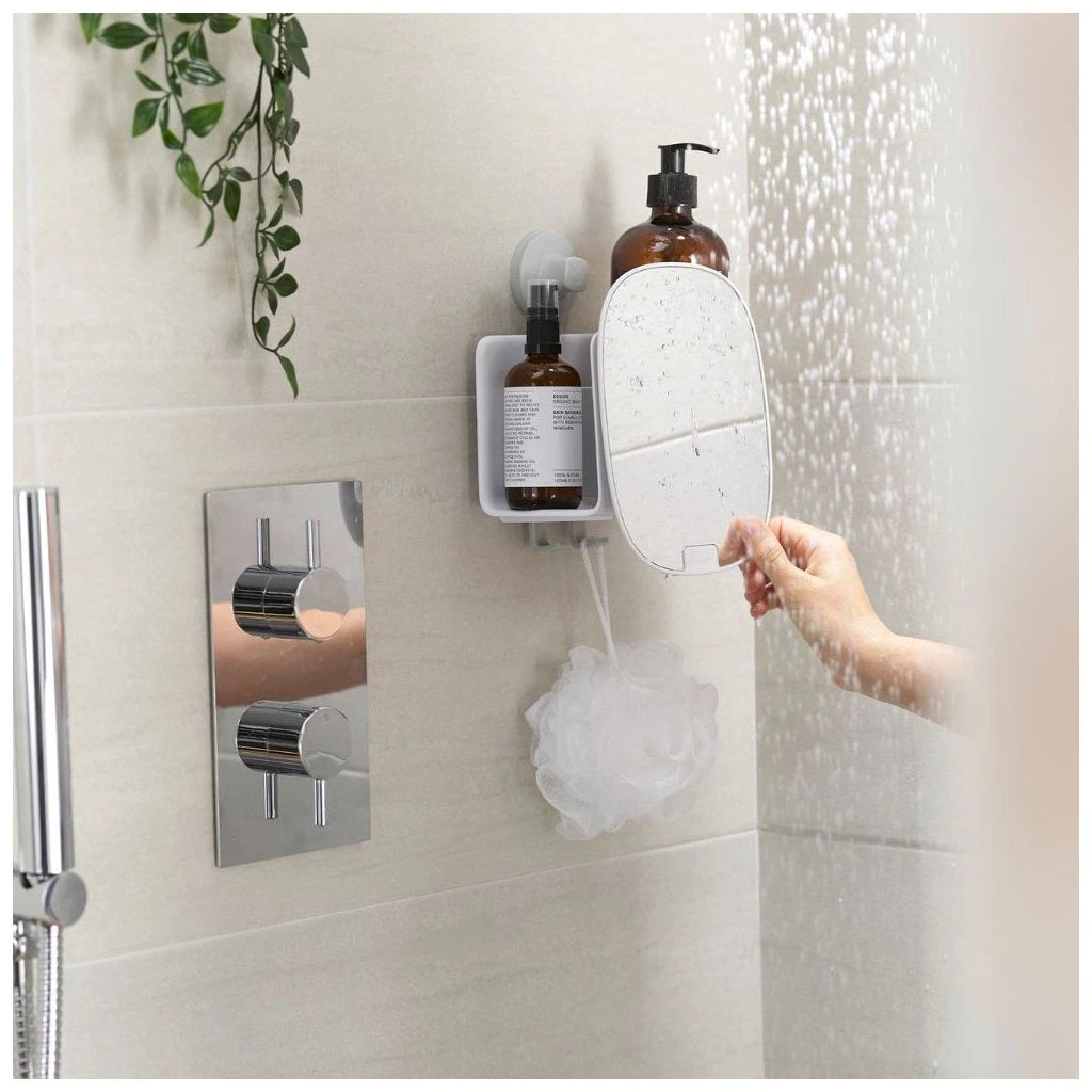 Easystore Compact Shower Caddy - White