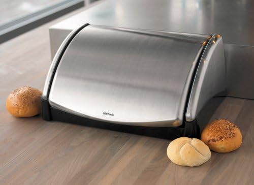 Bread Bin Lift Top - Matt Steel Fingerprint Proof