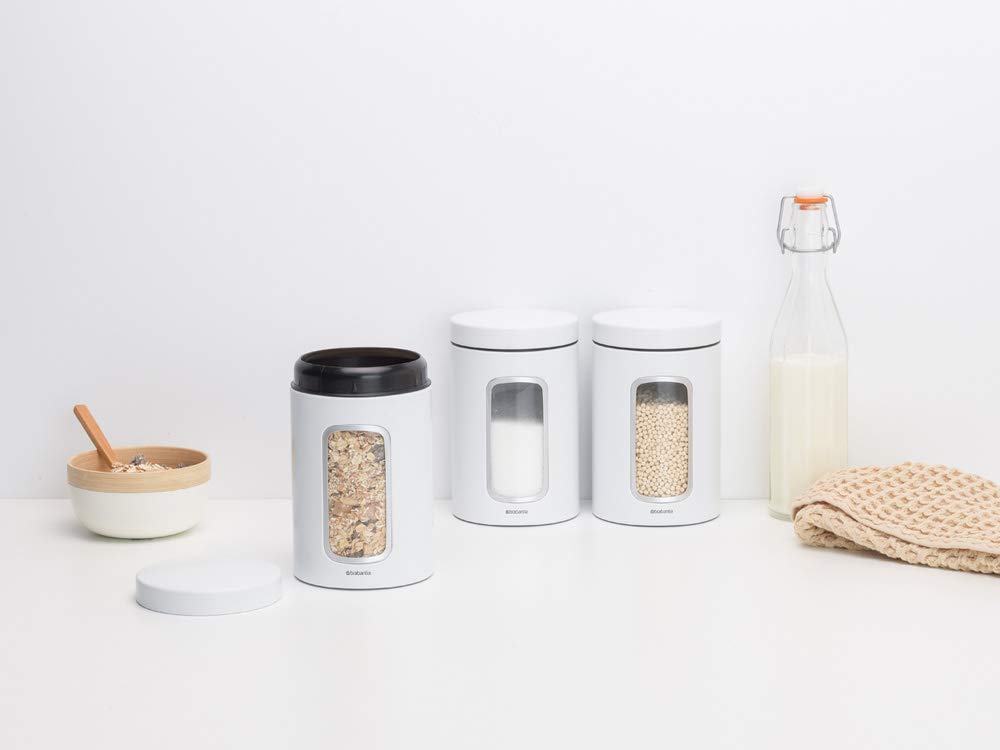 Window Canister 1.4 Litre - White