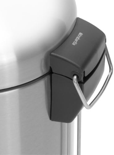 Retro Bin Slimline Motion Control 20 Litre - Matt Steel Fingerprint Proof
