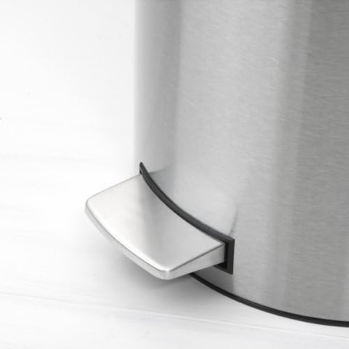 Retro Bin Slimline Motion Control 20 Litre - Matt Steel Fingerprint Proof