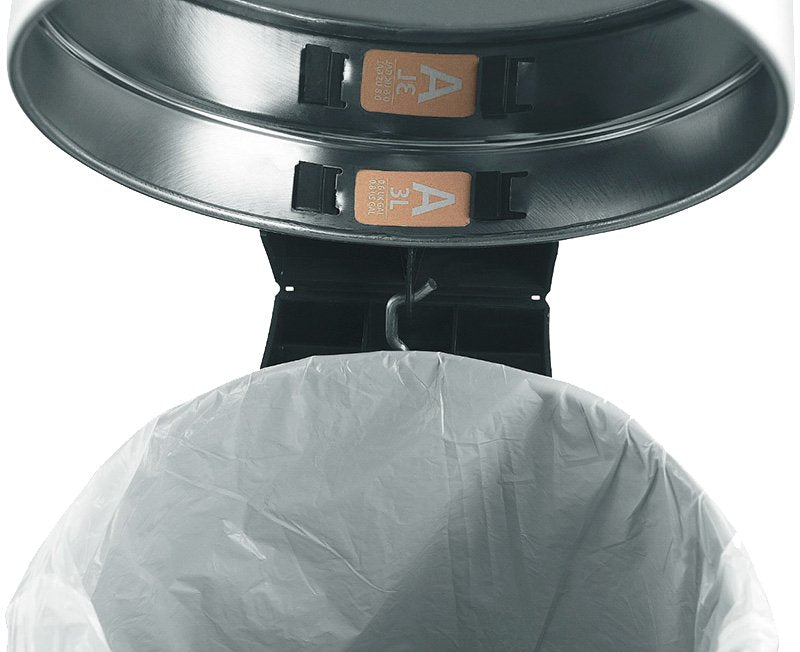 Pedal Bin Silent 30 Litre + Pedal Bin Classic 3 Litre - Fingerprint Proof