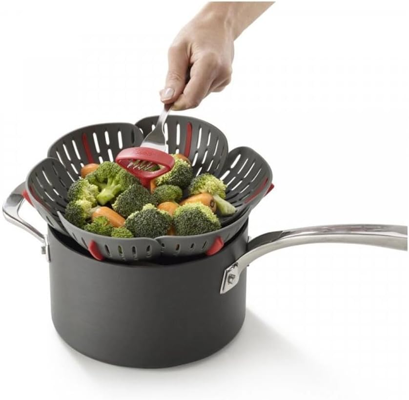 DUO Folding Streamer Basket - Grey/Red