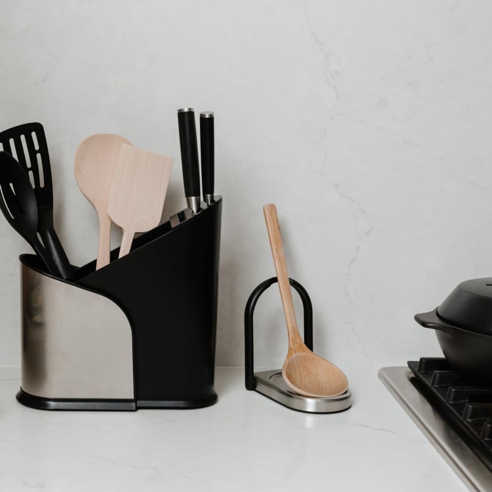 Laydle Spoon Rest - Black/Nickel