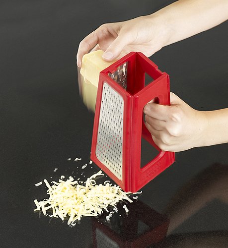 Fold Flat Grater - Red