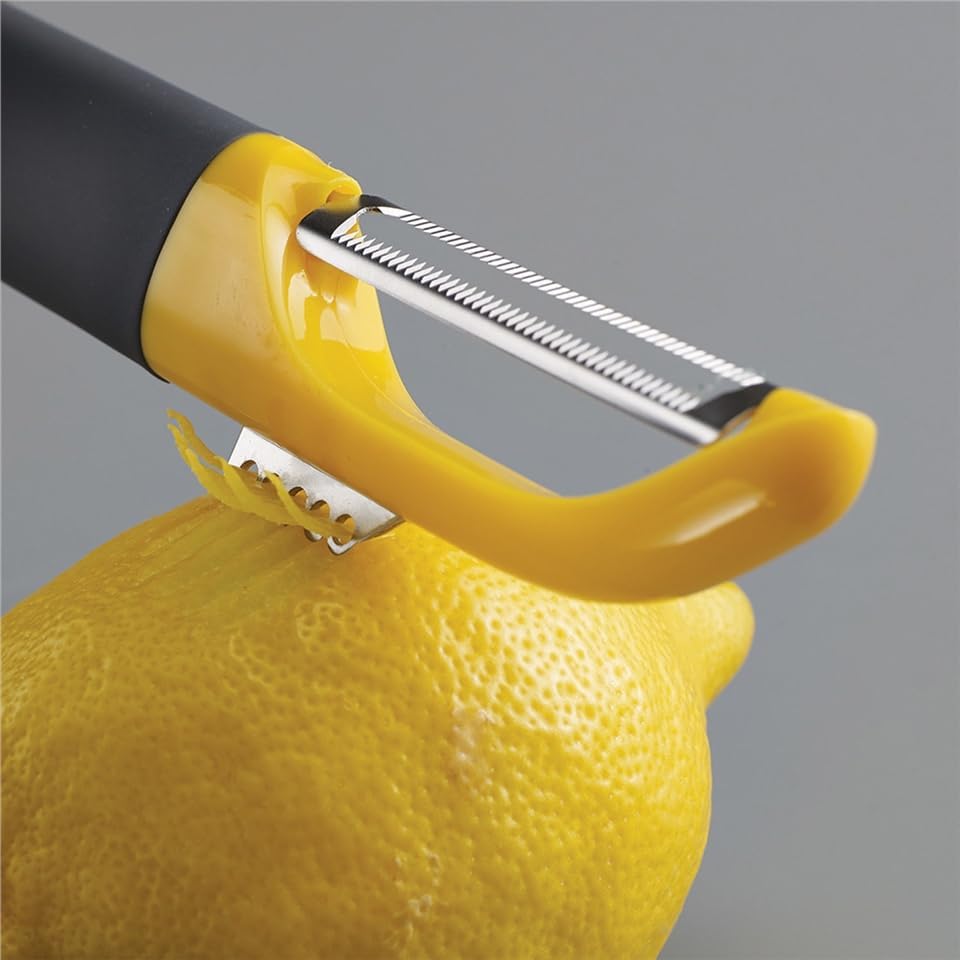 Multi-Peel Serrated Peeler - Yellow