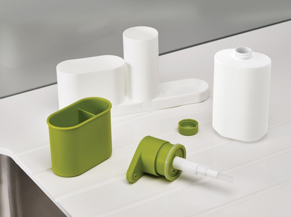 Sinkbase Plus Sink Organiser - White/Green