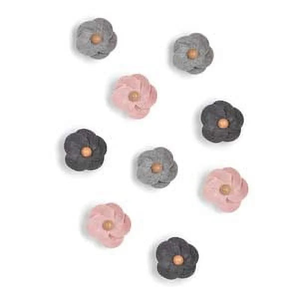 Feltra Wall Decor Flower (Set of 9) - Assorted