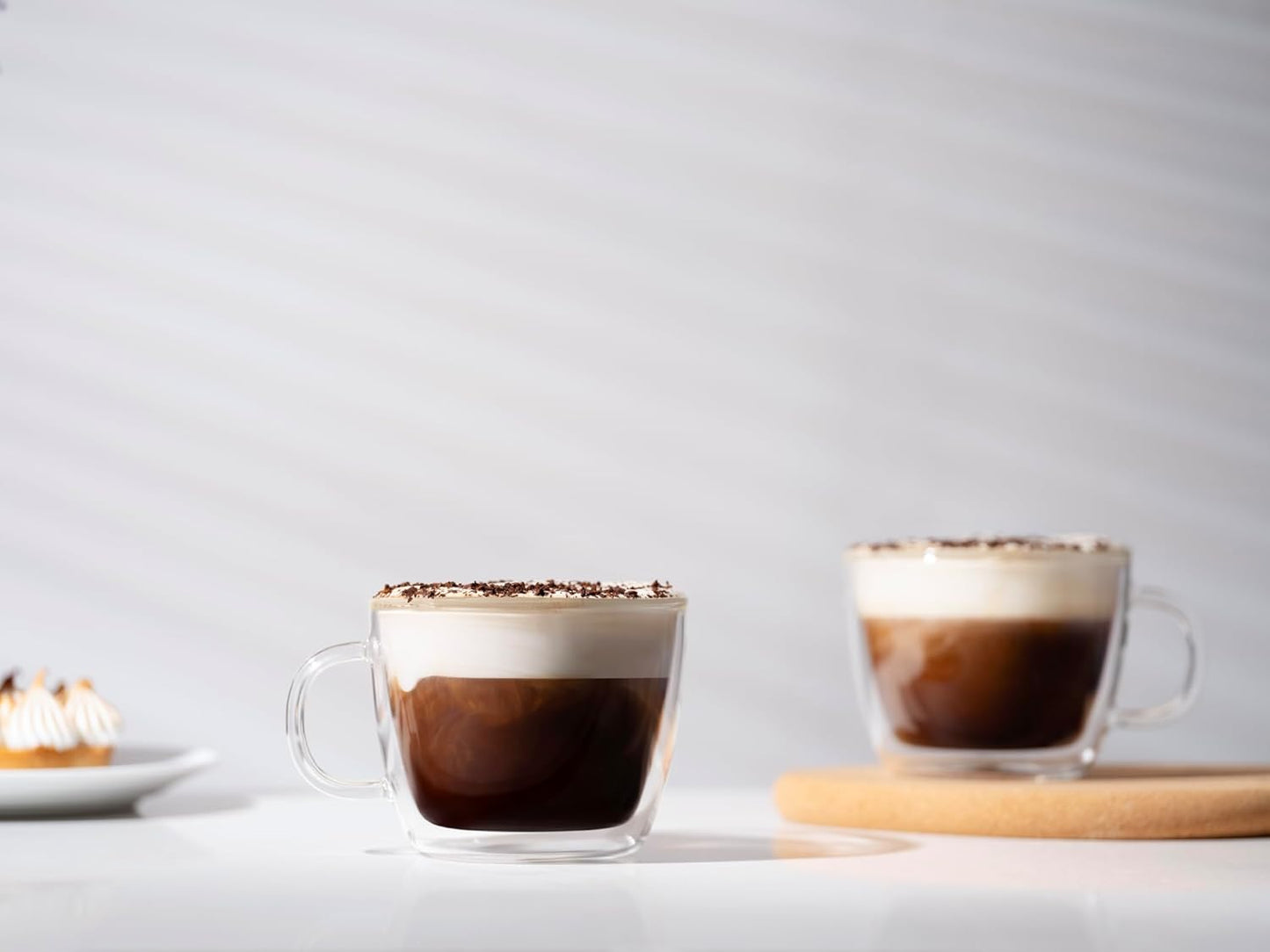 Bistro Double Wall Cafe Latte Cup (Set of 2), 0.45L/15oz