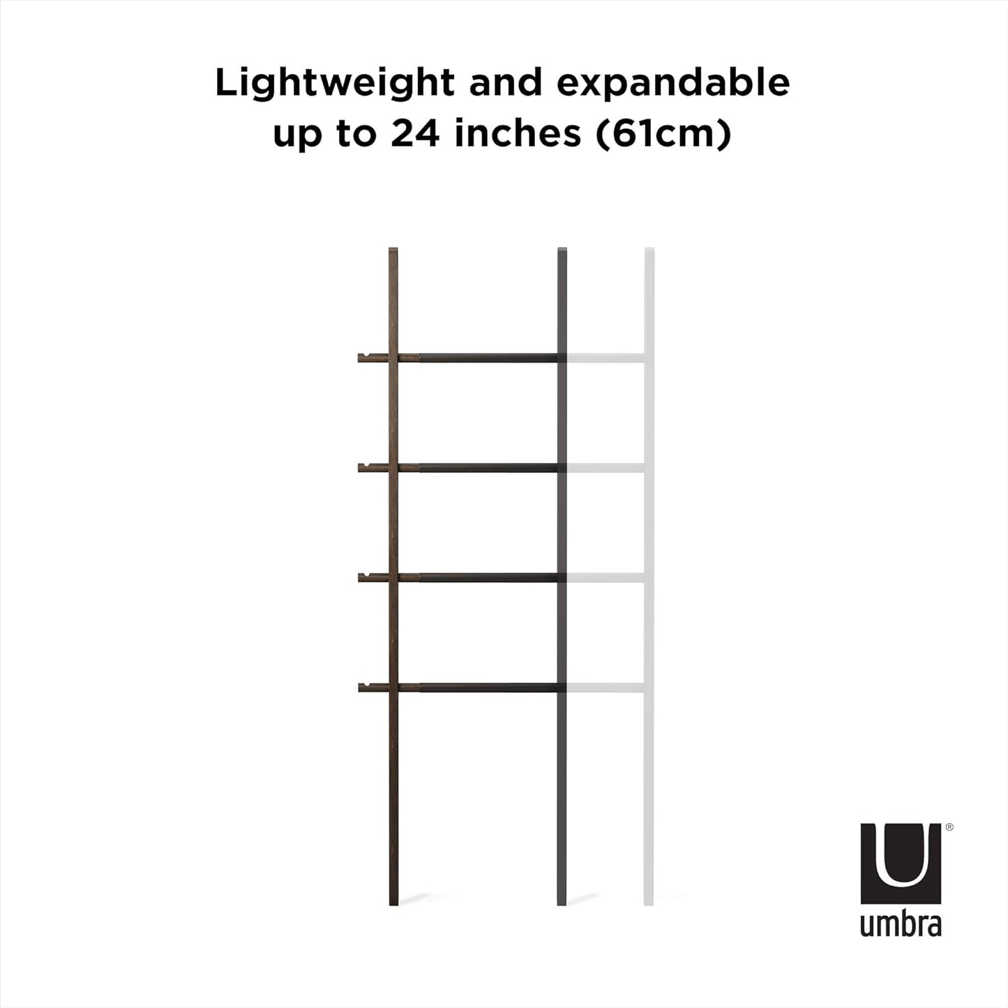 Hub Ladder - Black/Walnut