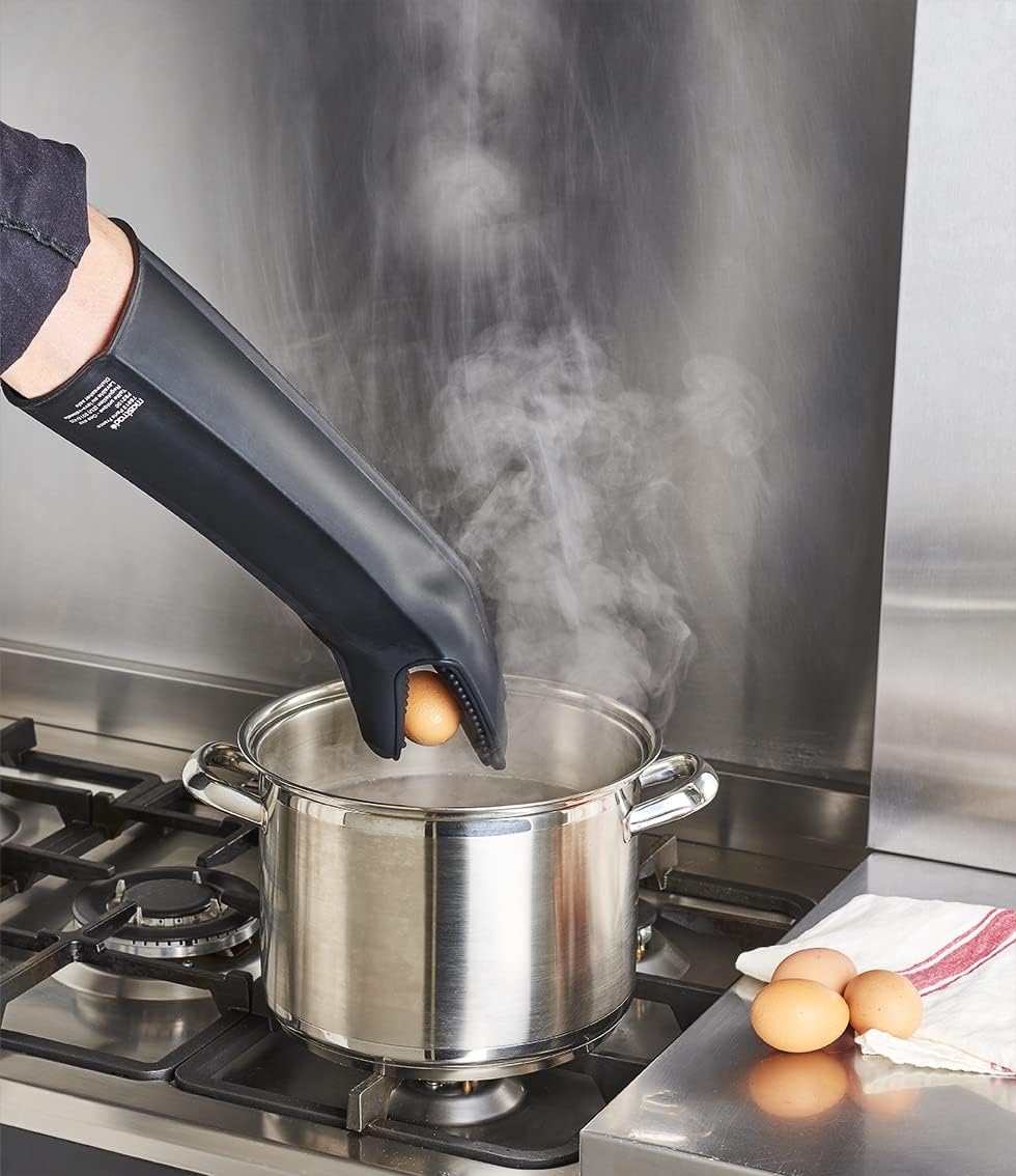 Okra Kitchen Mitt 45cm - Black