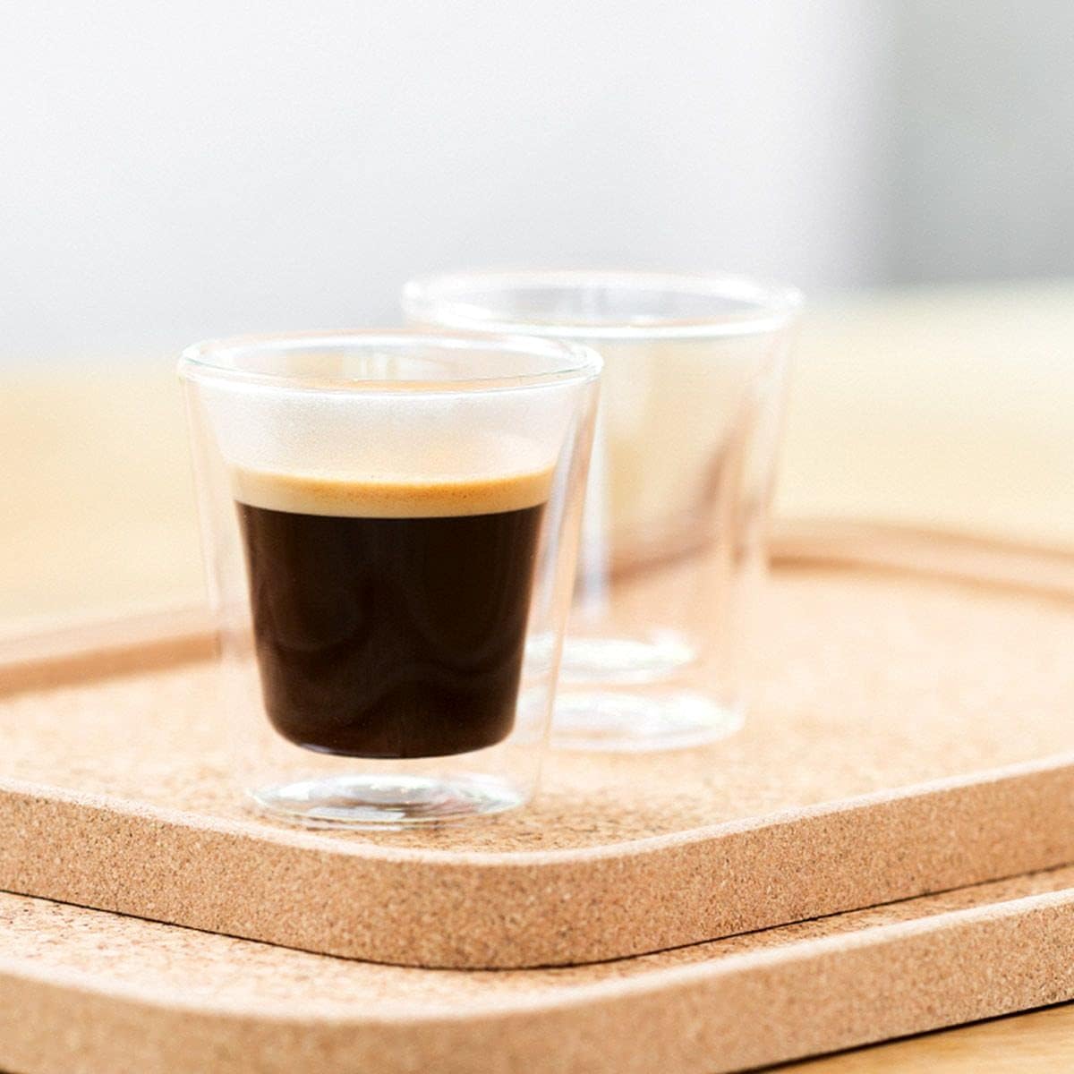 Canteen Double Wall Glass (Set of 2), 0.1L/3oz