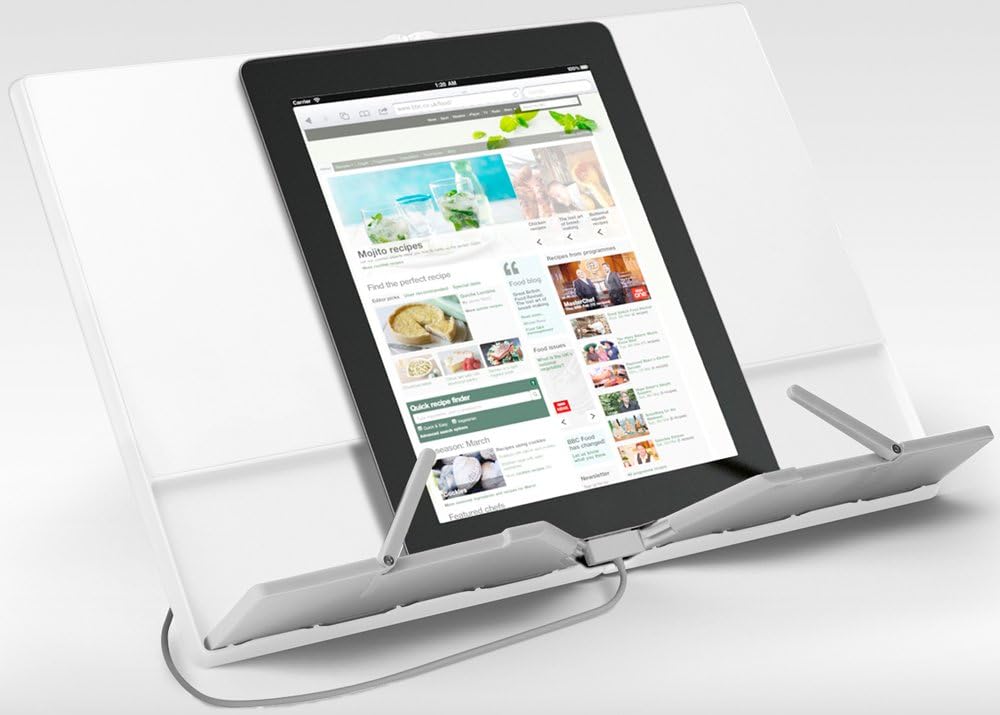 Cookbook Stand - White