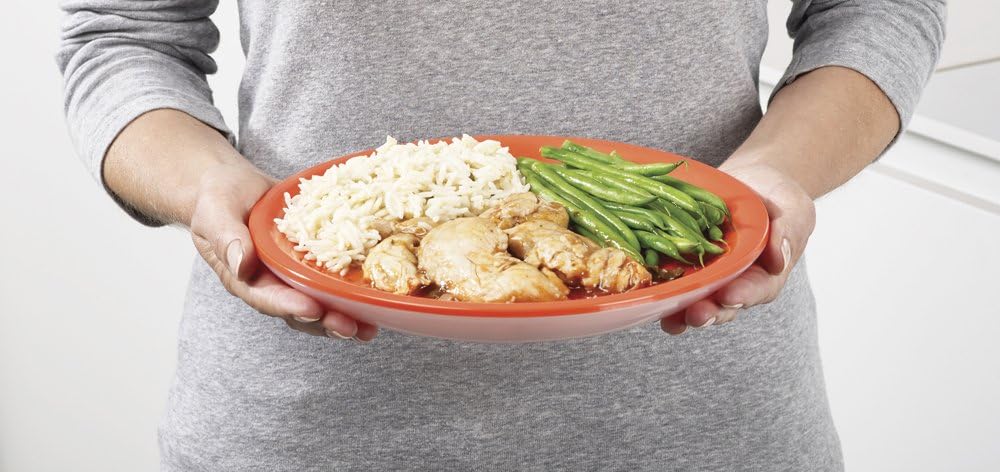 M-Cuisine Cool Touch Microwave Plate - Orange