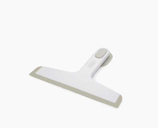 DUO Slimline Squeegee with Storage Hook - White
