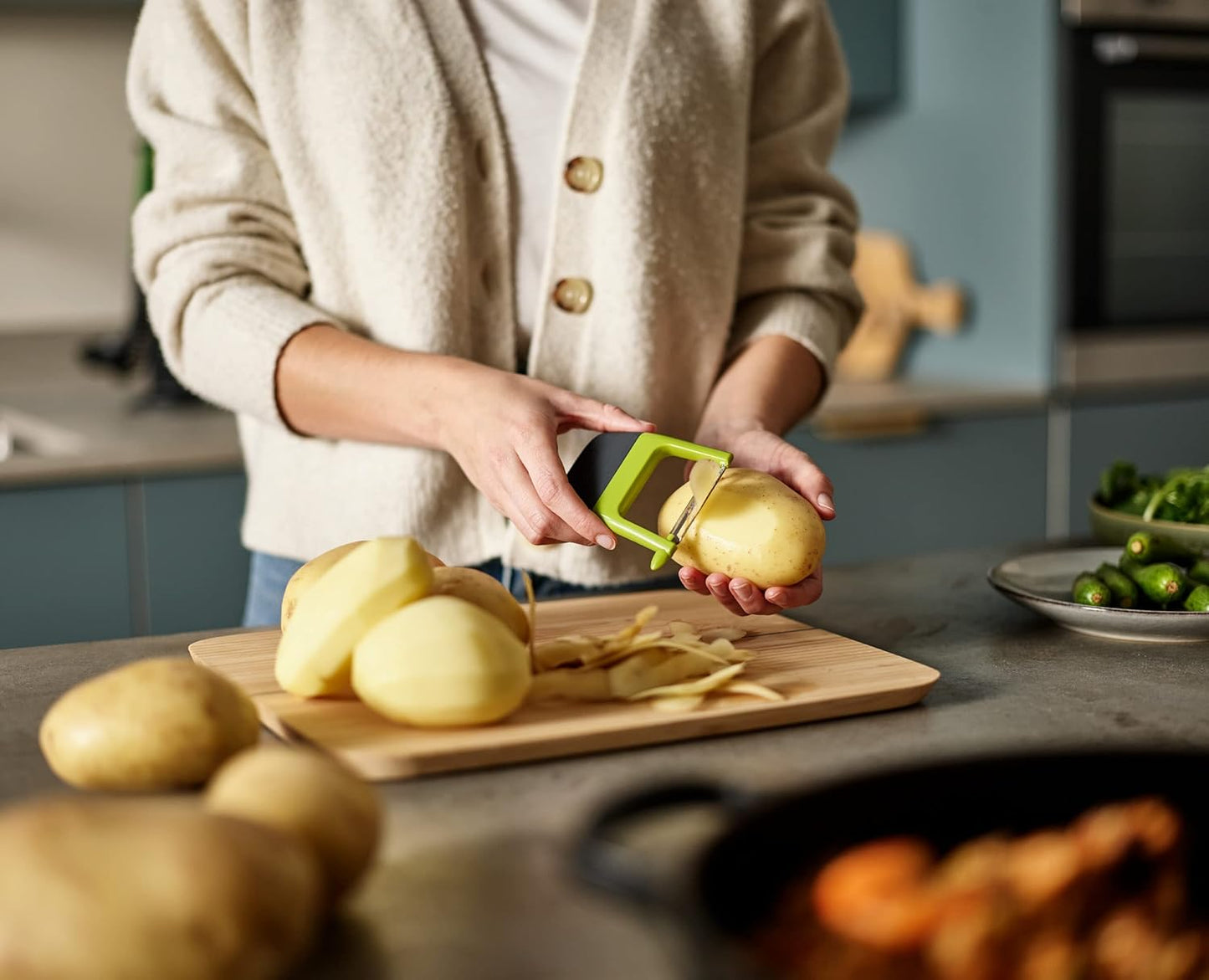 DUO Straight Peeler - Green
