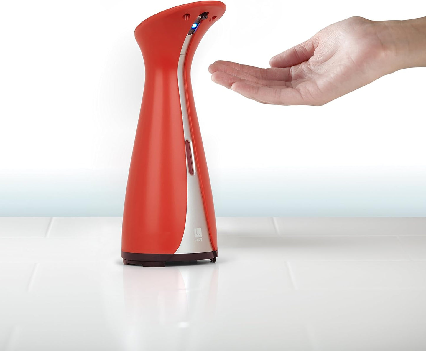 Otto Automatic Soap Dispenser, 170mL - Red/Chrome