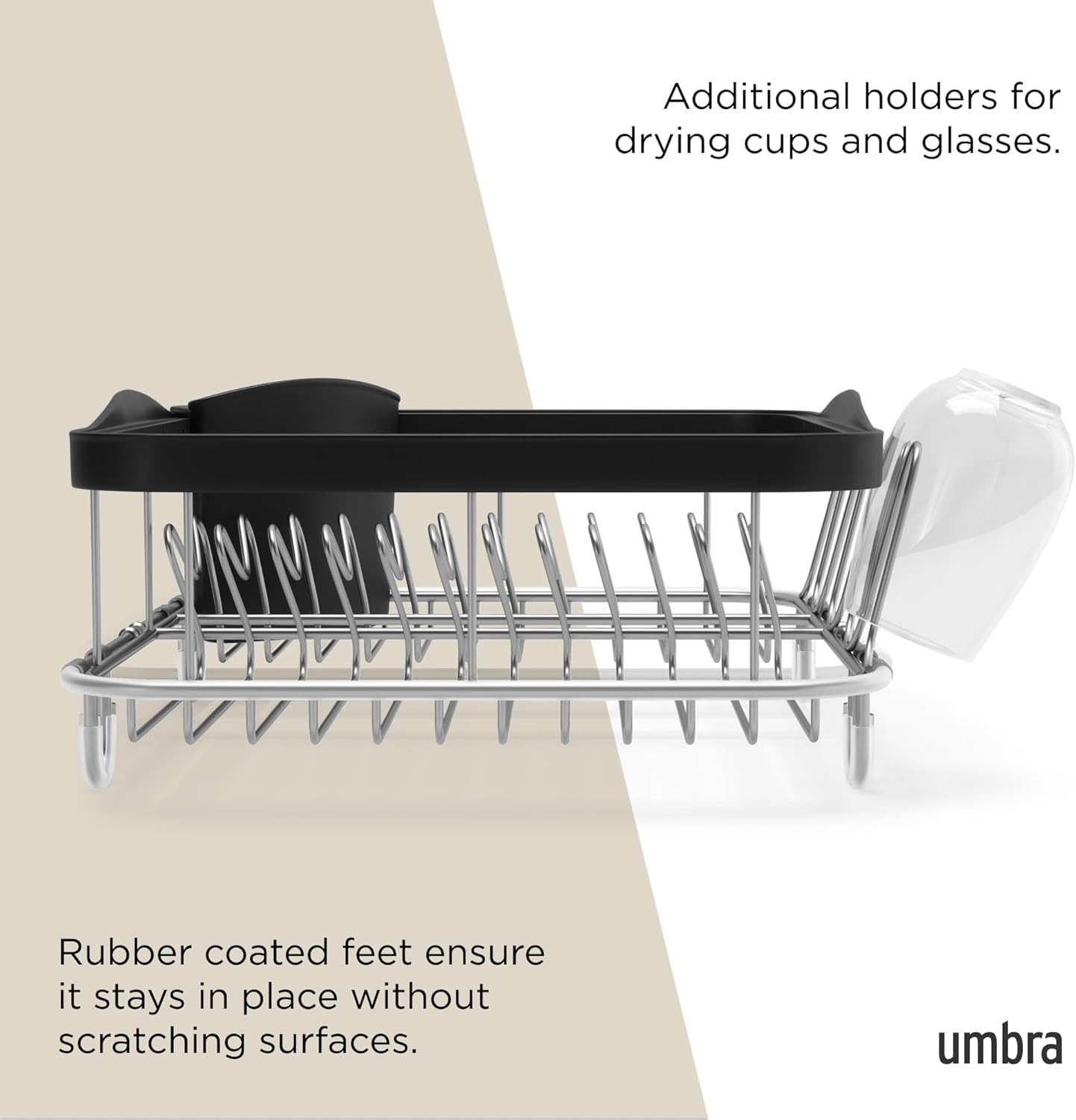 Sinkin Multi Use Rack - Black/Nickel