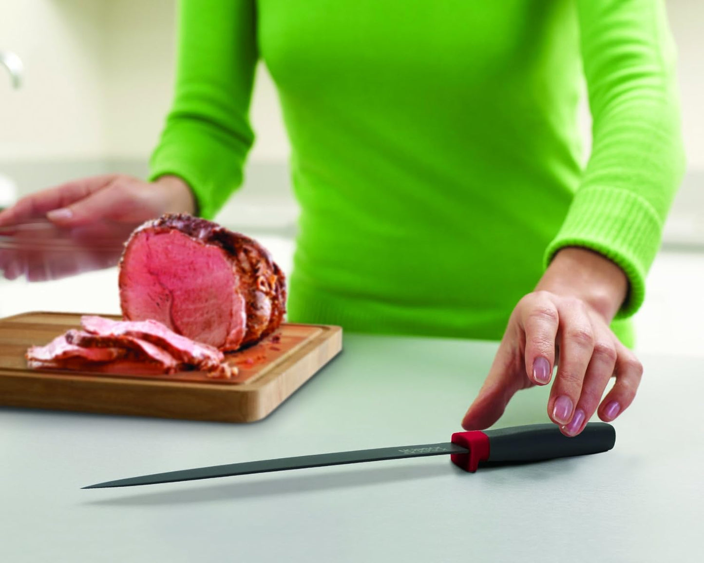 Elevate 8" Carving Knife - Red