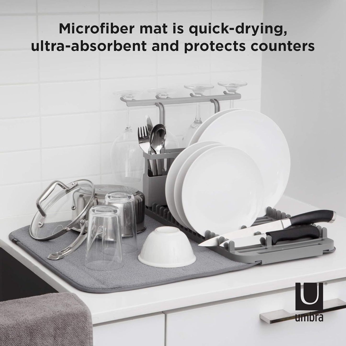 Udry Dishrack with Dry Matt - Charcoal