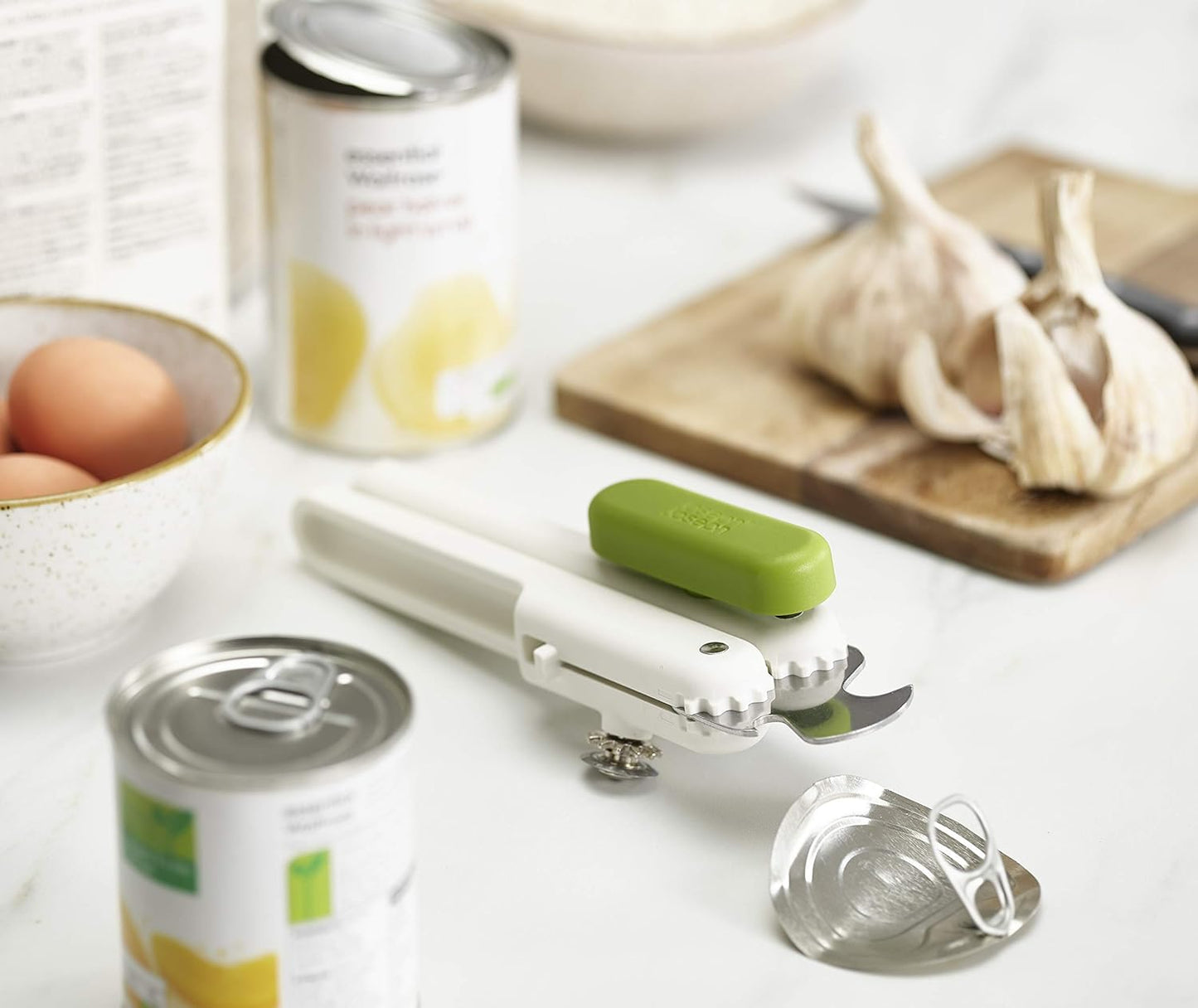 Pivot 3-In-1 Can Opener - White/Green