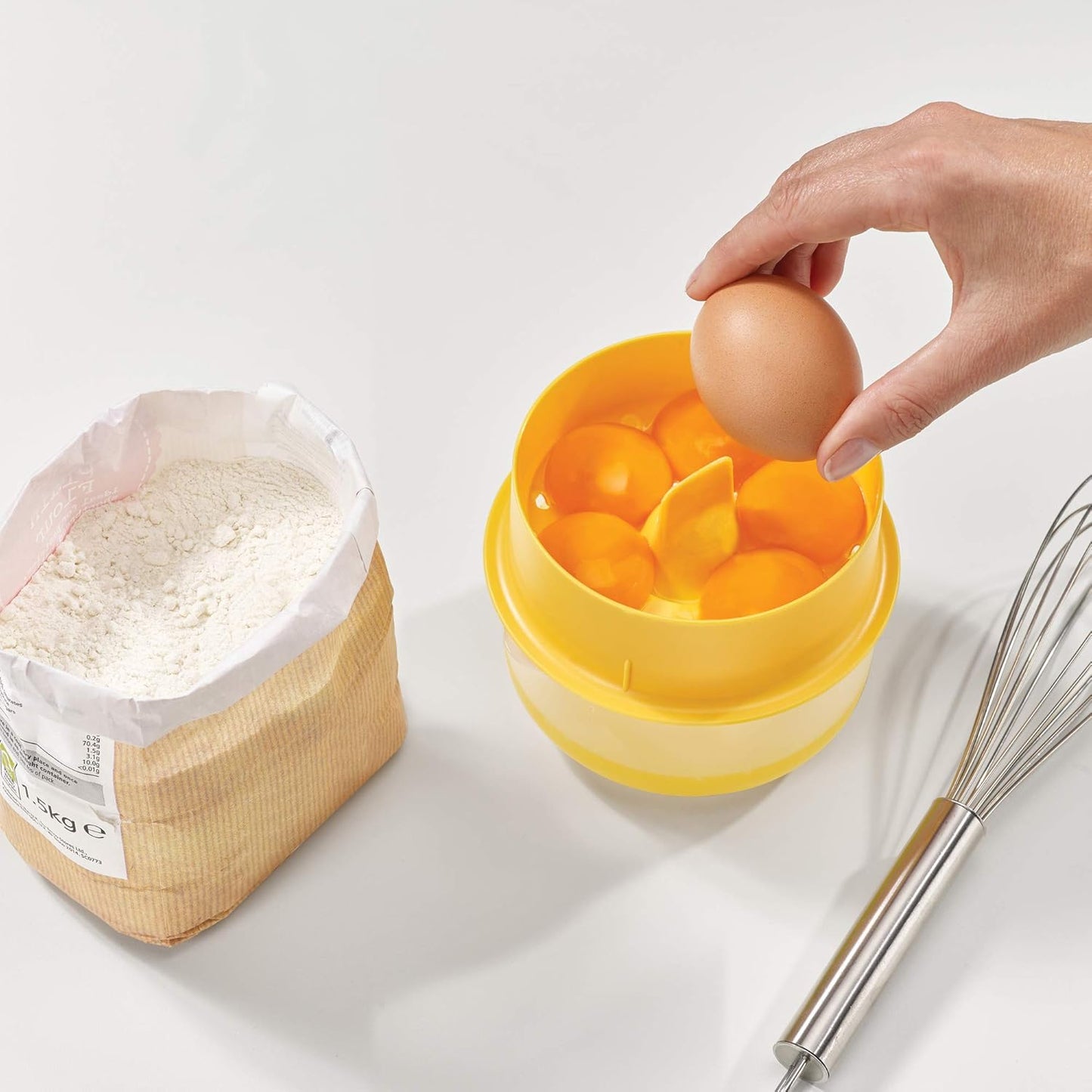 Yolkcatcher Egg Yolk Separator - Yellow