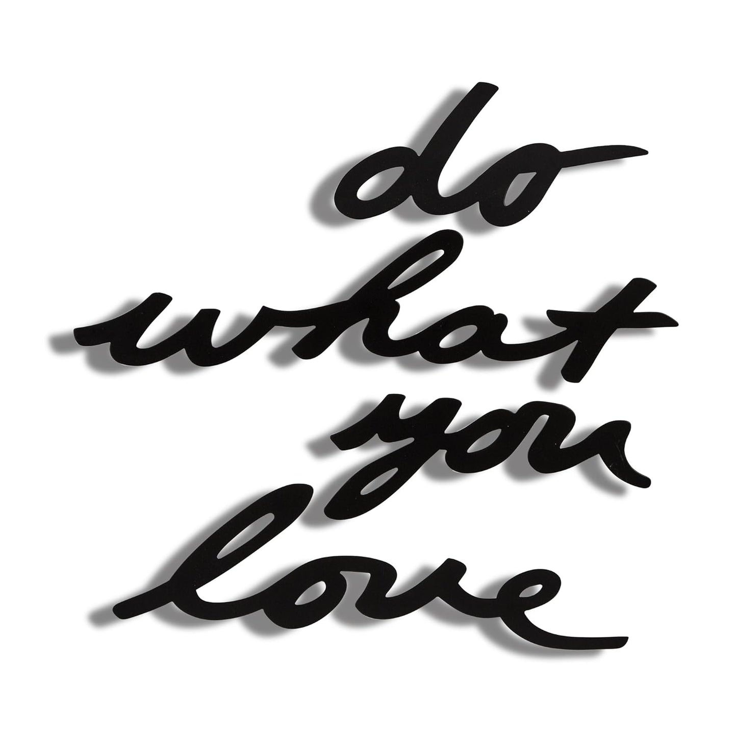 Mantra Wall Decor (Set of 8) - Black