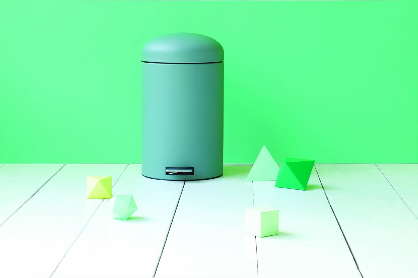 Retro Bin Silent 20 Litre - Mineral Mint