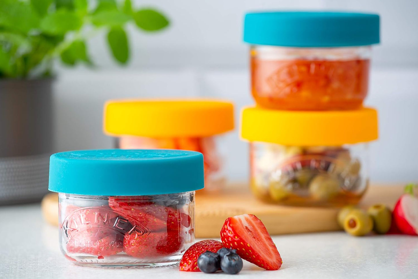 Snack&Store Pots (Set of 2), 125mL