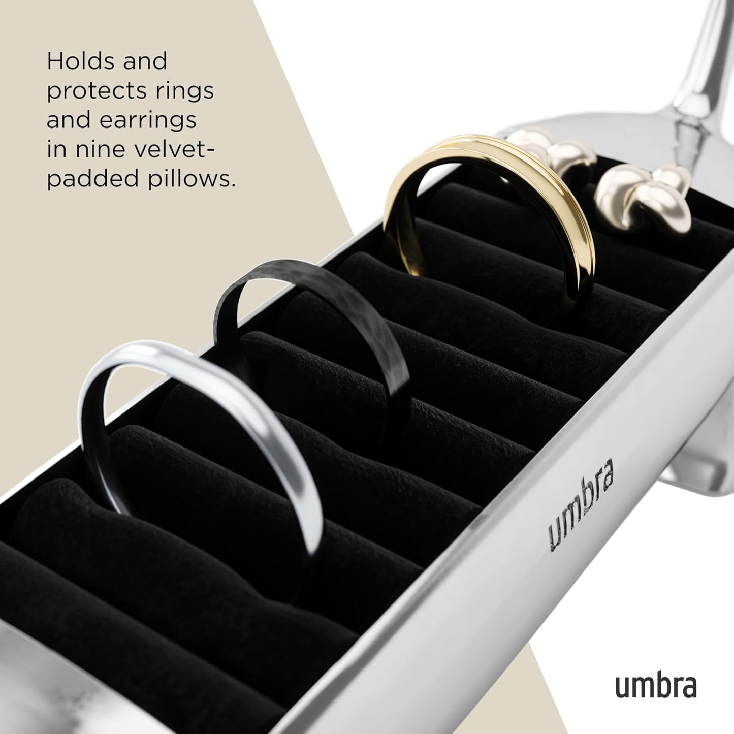 Dachsie Ring Holder - Chrome
