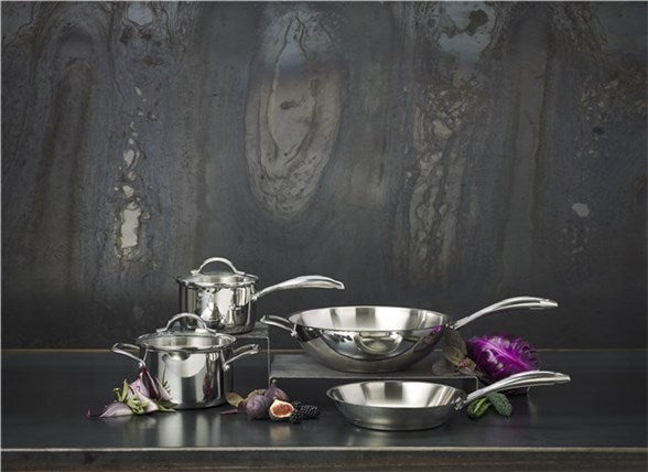 STS - Wok (No Cover) 32cm (Stainless Steel)