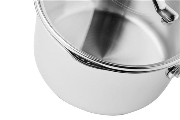 STS - Saucepan with Lid 14cm/1.2L (Stainless Steel)
