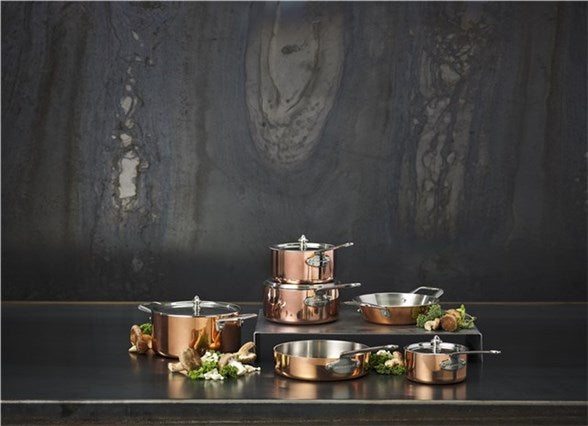 Maitre D' Copper - Mini Saute Pan 16cm/0.75L (Stainless Steel | Copper)