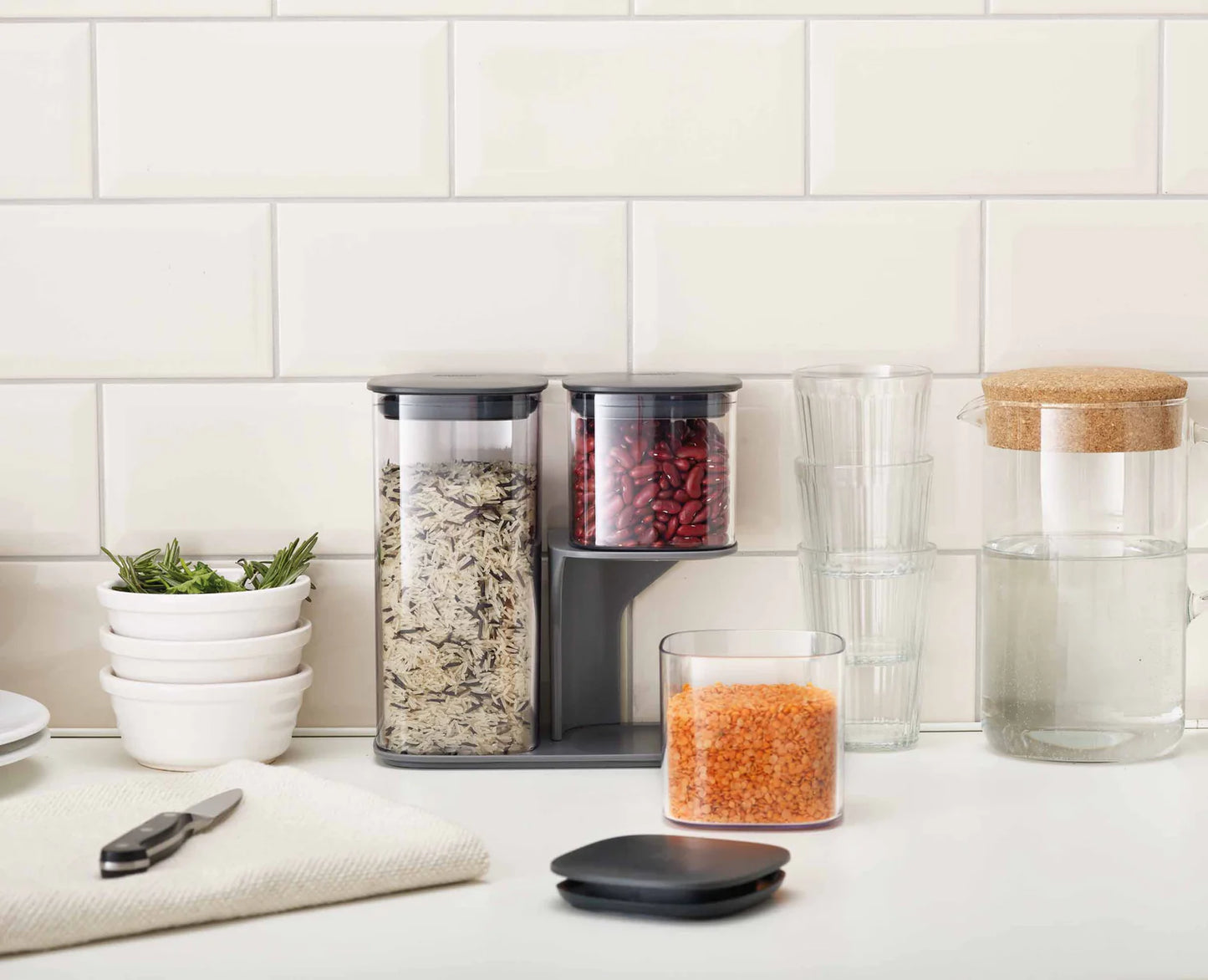 Podium 3-Piece Storage Container Set