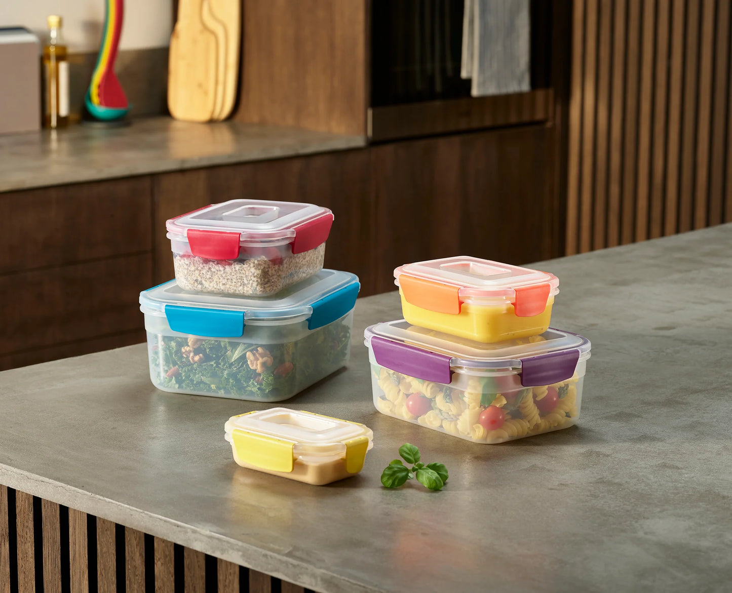 Nest Lock 5-Piece Multi-Size Container Set